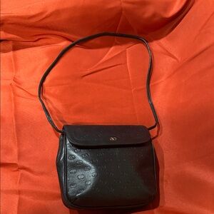 Black Valentino Leather Shoulder Bag